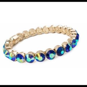 Plunderdesign irredentist blue/gold magnetic bangle